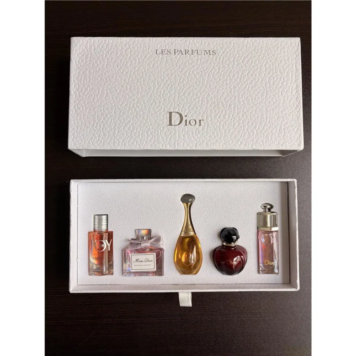 Dior Les Parfums Set 5 x 5mL Dolce Vita Miss Dior J`adore Hypnotic Poison Addict