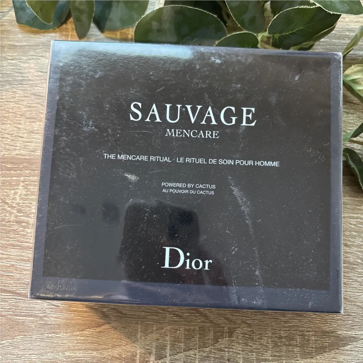 Dior Sauvage Mencare Skincare Ritual 3pc Serum Toner Cleanser Set Box