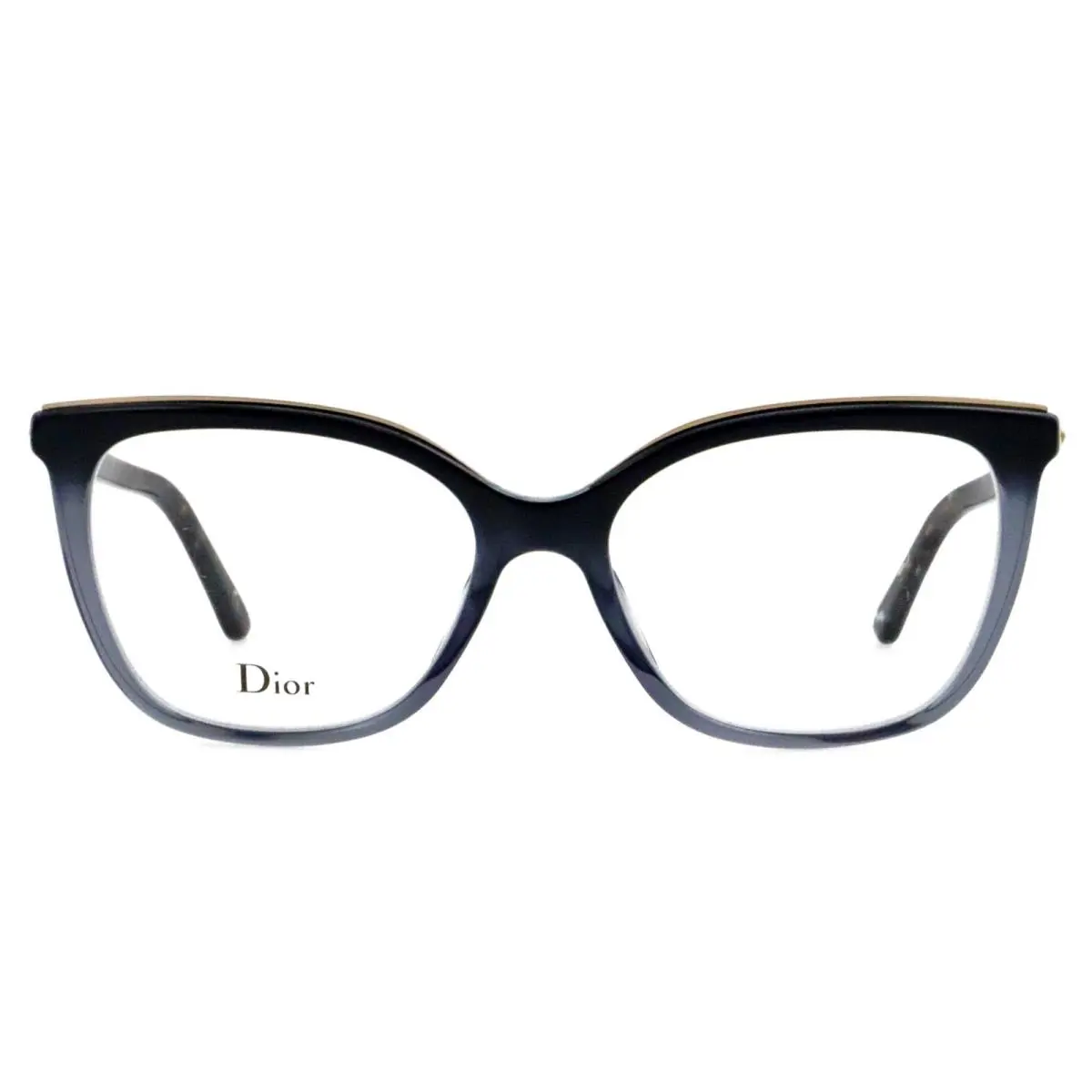 Christian  Montaigne N°50 889 52mm Blue Gray Gold Eyeglasses Italy by Dior