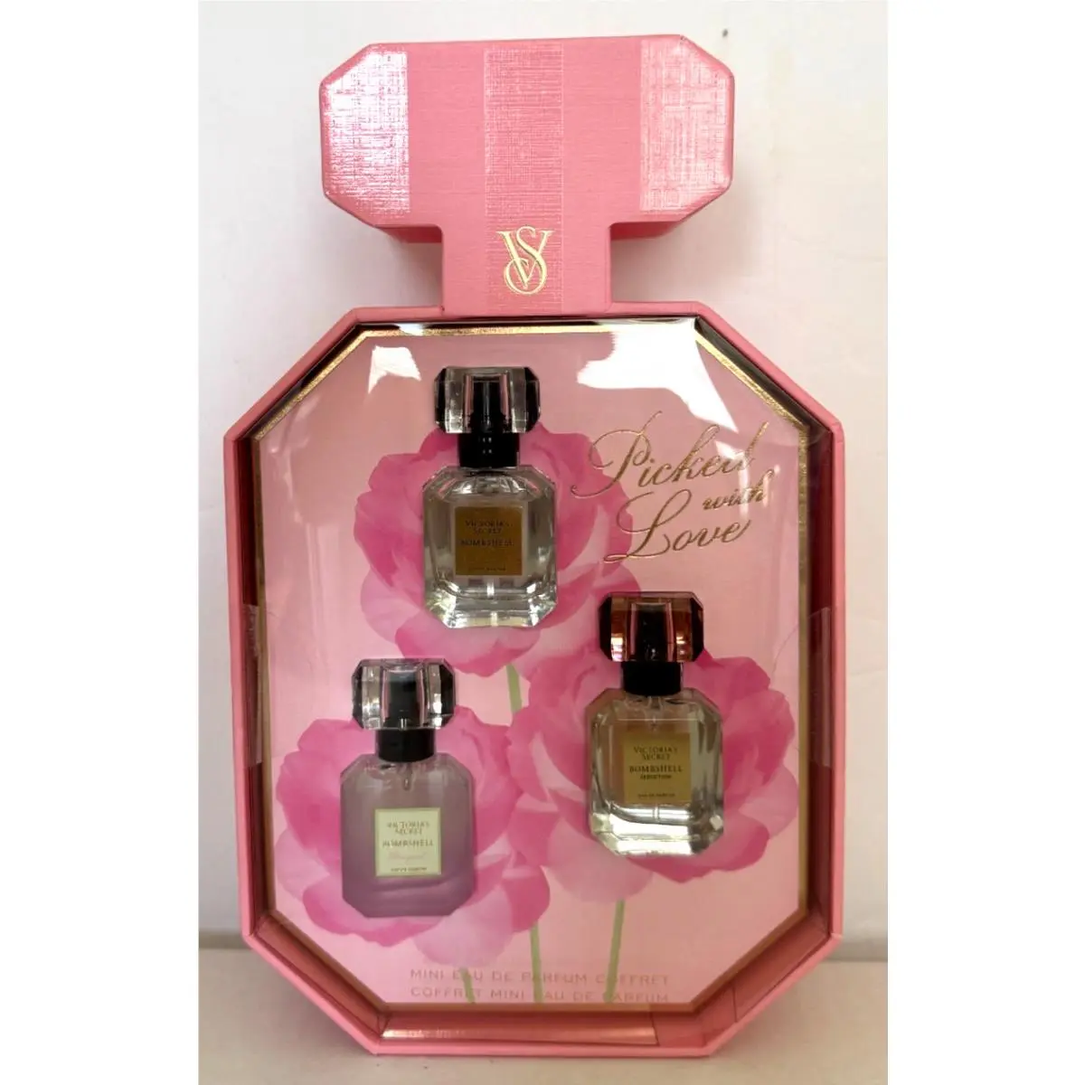 Victoria`s Secret 3-pc Bombshell Mini Gift Set Ft. Exclusive Bombshell Bouquet by Victoria's Secret