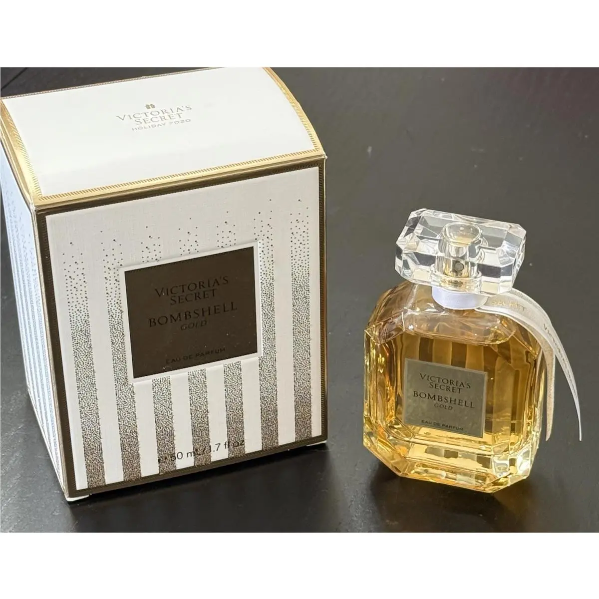 Victoria`s Secret Bombshell Gold Perfume Spray 1.7oz/50ml Holiday 2020 by Victoria's Secret