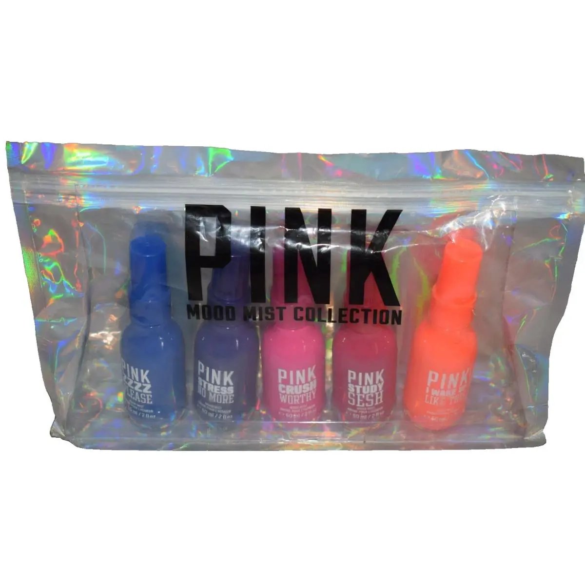 Lot OF 5 Victoria`s Secret Pink Mood Mist Collection 2 FL OZ Each