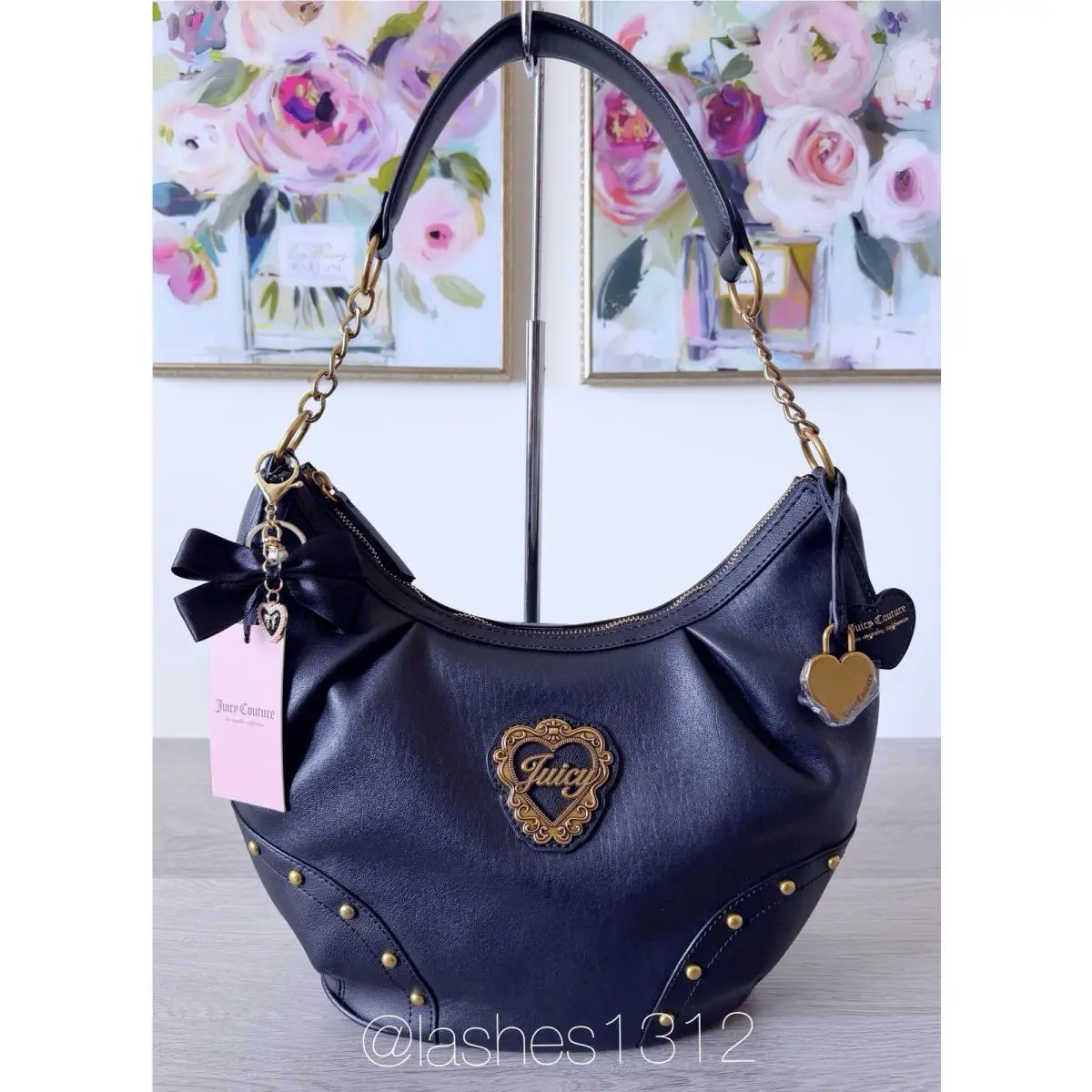 Juicy Couture Bag In Her Juicy Era Hobo - Black
