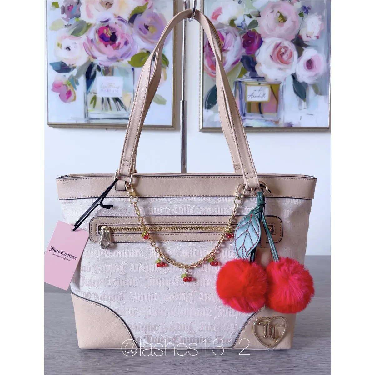 Juicy Couture Bag Call it a Classic Medium Tote Bag - Beige