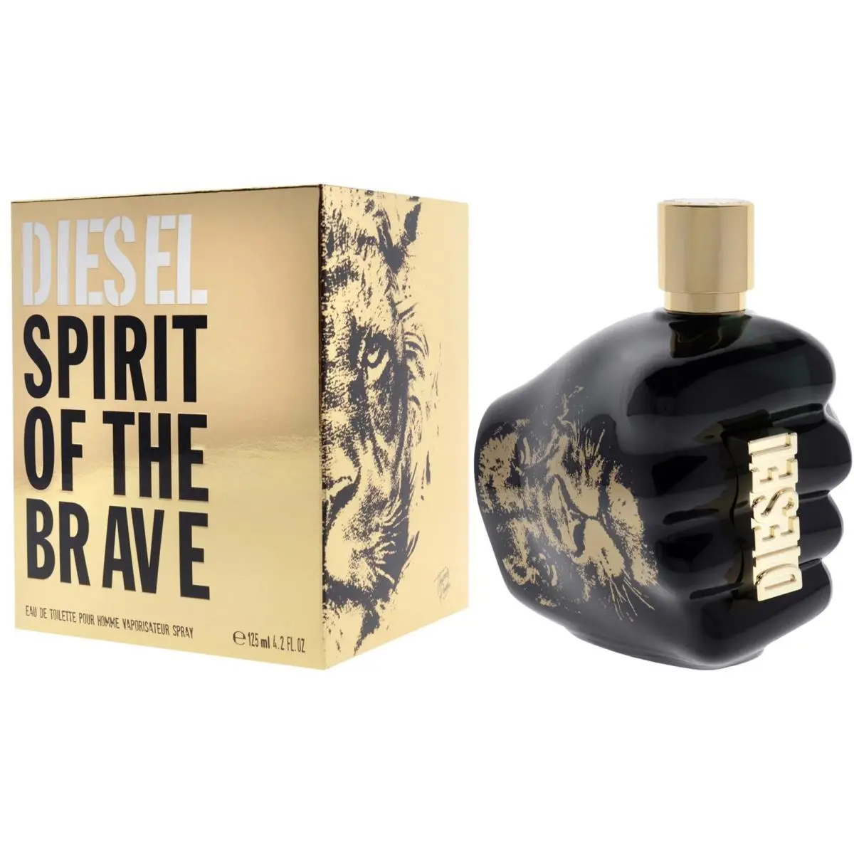 Diesel Spirit of The Brave Intense For Men Cologne 4.2 Oz 125 ml Edp Spray