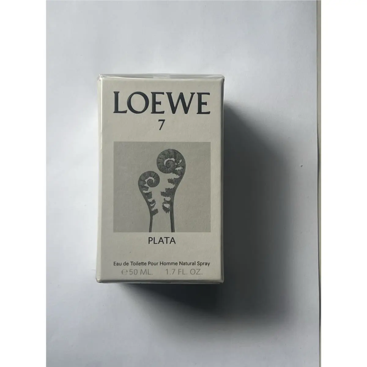 Loewe 7 Plata 1.7 OZ / 50 ml Eau de Toilette Pour Homme Spray Box Rare