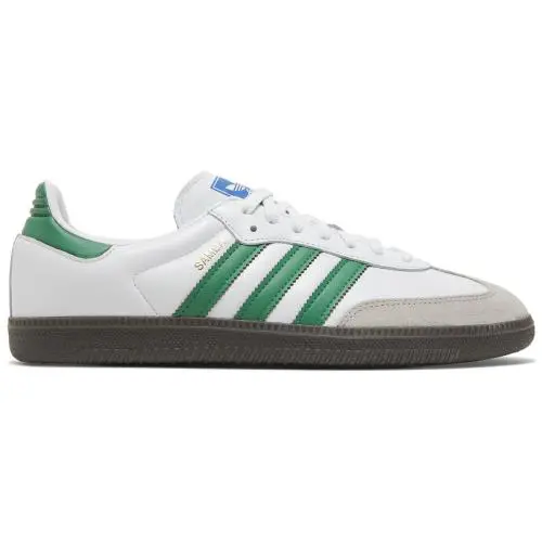 IG1024 Mens Adidas Samba OG `white Green` - Ftwwht/Green/Supcol