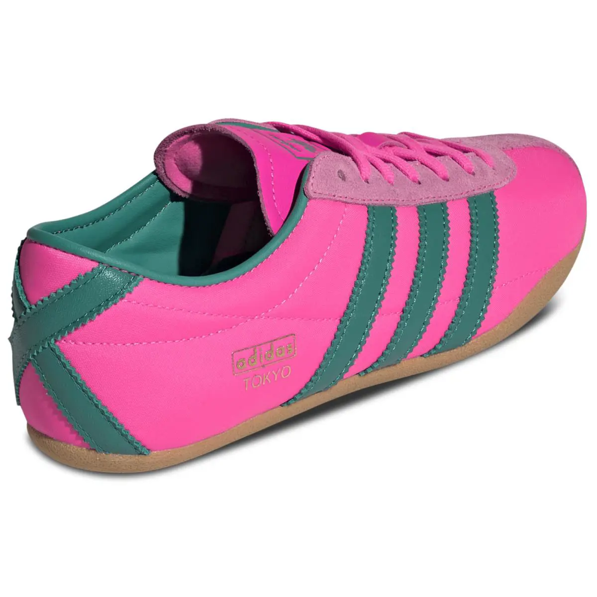 Adidas shoes - Lucid Pink / Power Green / Gold Metallic 6