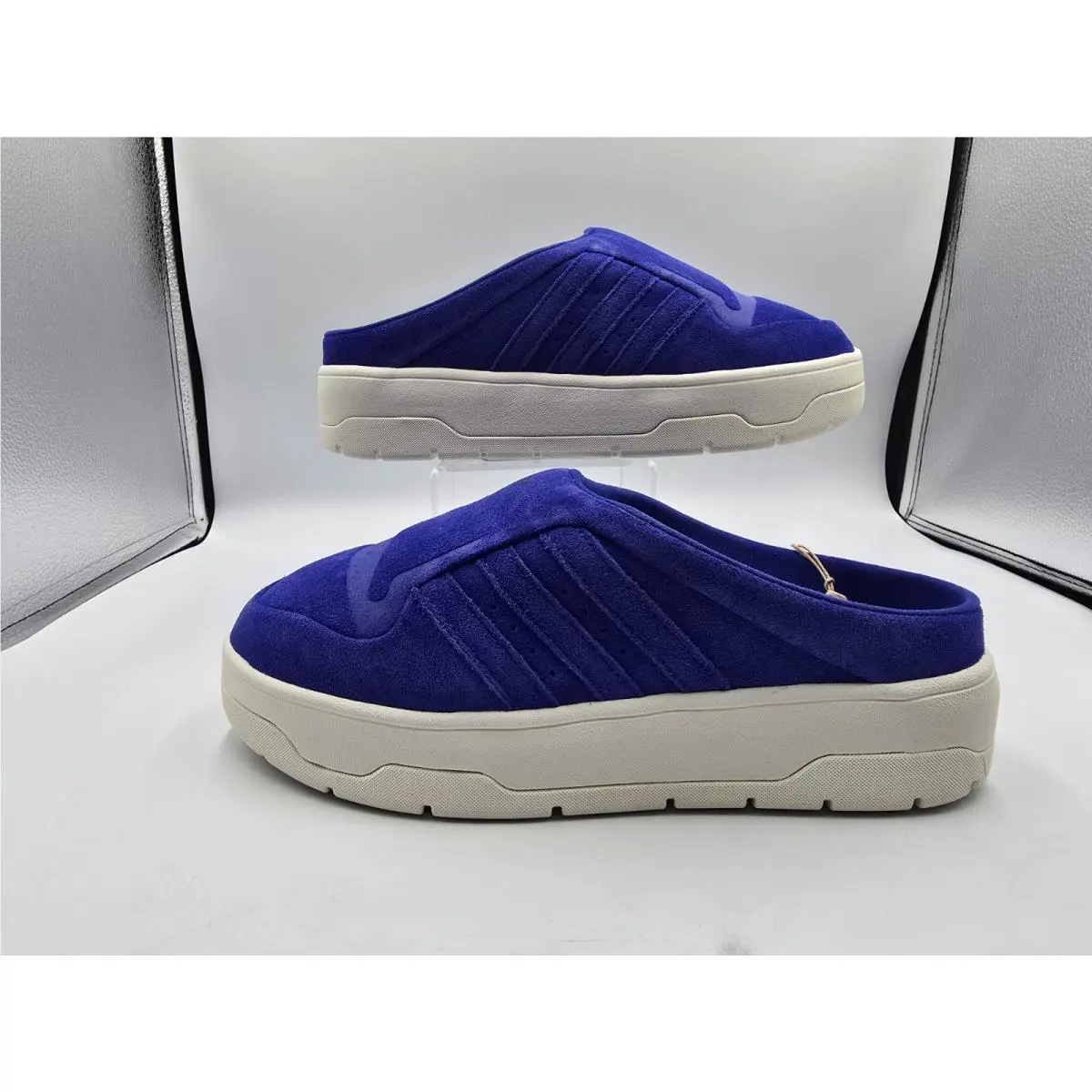 Adidas Originals Women`s 8.5 Rivalry Low Mule Sneakers IH2871 Blue