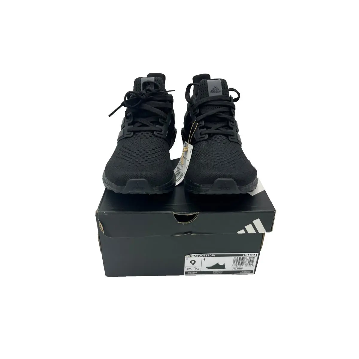 Adidas Ultraboost 1.0 Women’s Running Shoe Black Athletic Sneakers Size 9 - Black