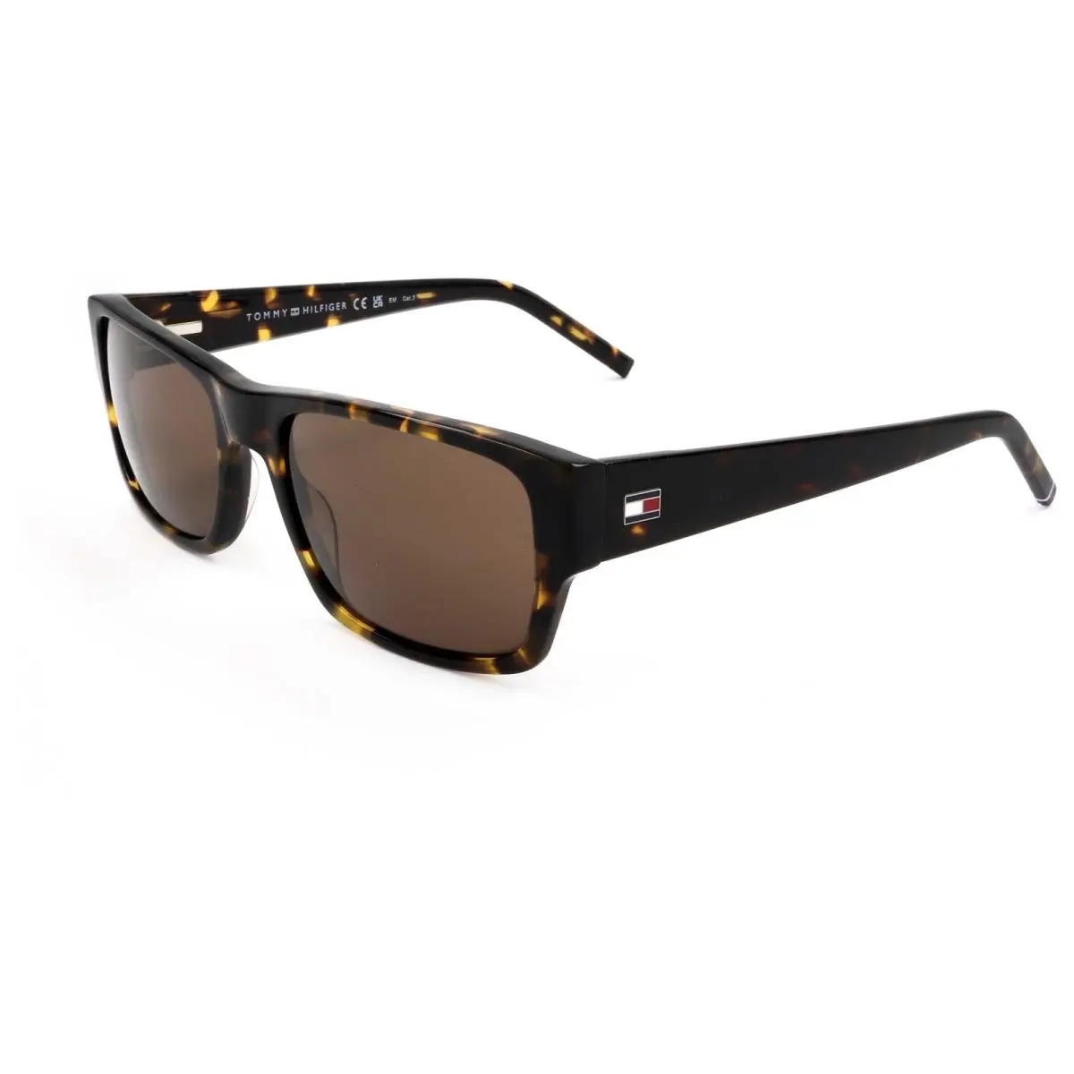 Men`s 56mm Havana Sunglasses TH2017-S-086-56 by Tommy Hilfiger