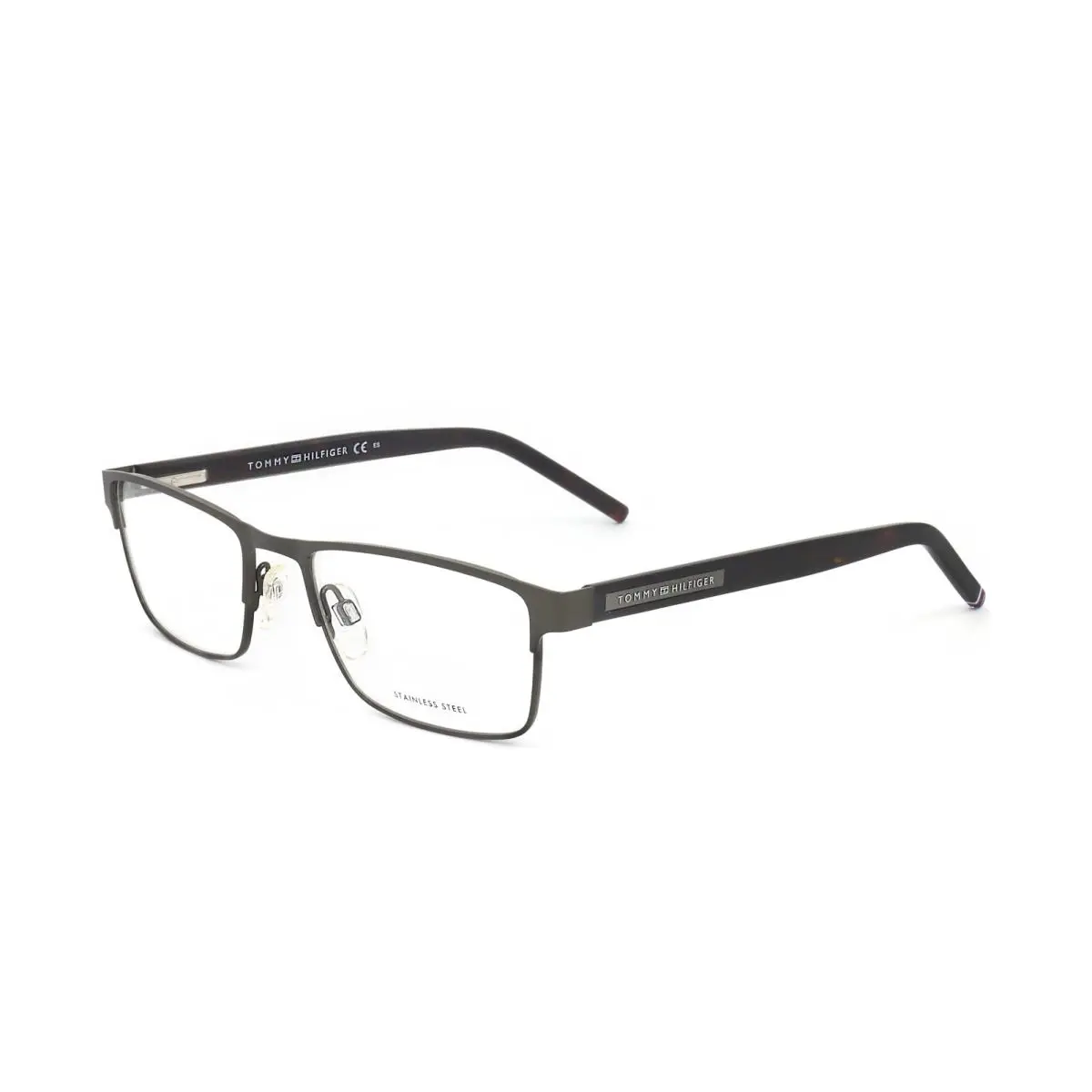Tommy Hilfiger Men`s 53 mm Matte Ruthenium Black Opticals TH1944-SVK-53
