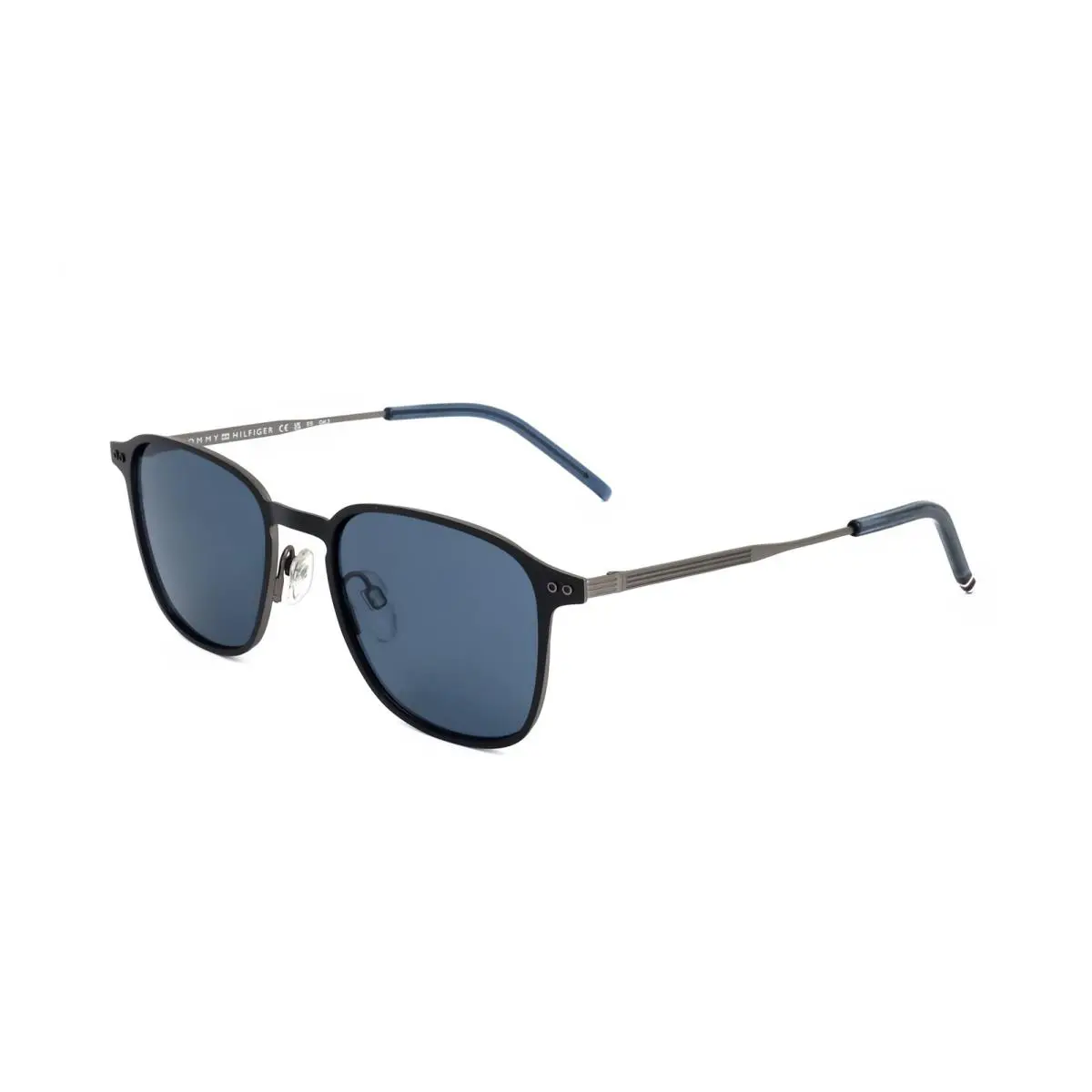 Tommy Hilfiger Men`s 52 mm Matte Black Dark Ruthenium Sunglasses TH1972-S-RZZ-52