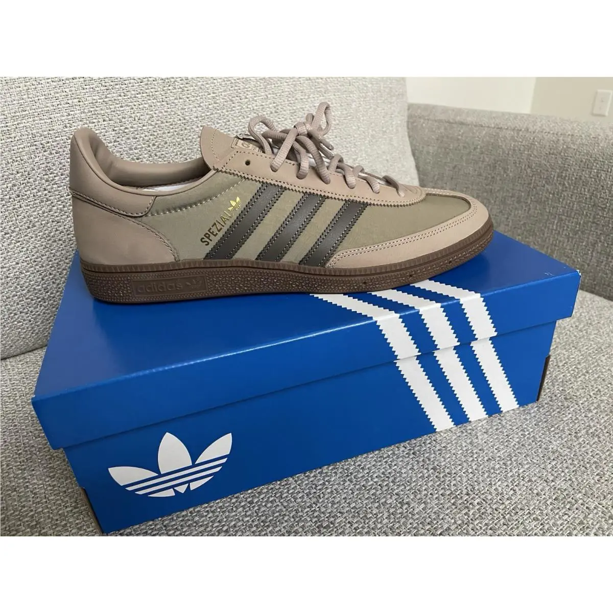 Size 11.5 - Adidas Handball Spezial Alumina Trakha Carbrn Gums Men