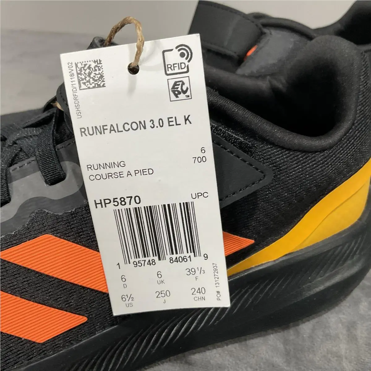 Adidas shoes - adidas Runfalcon - Runfalcon - HP5870 - Black (UPC: 0195748840619) 8