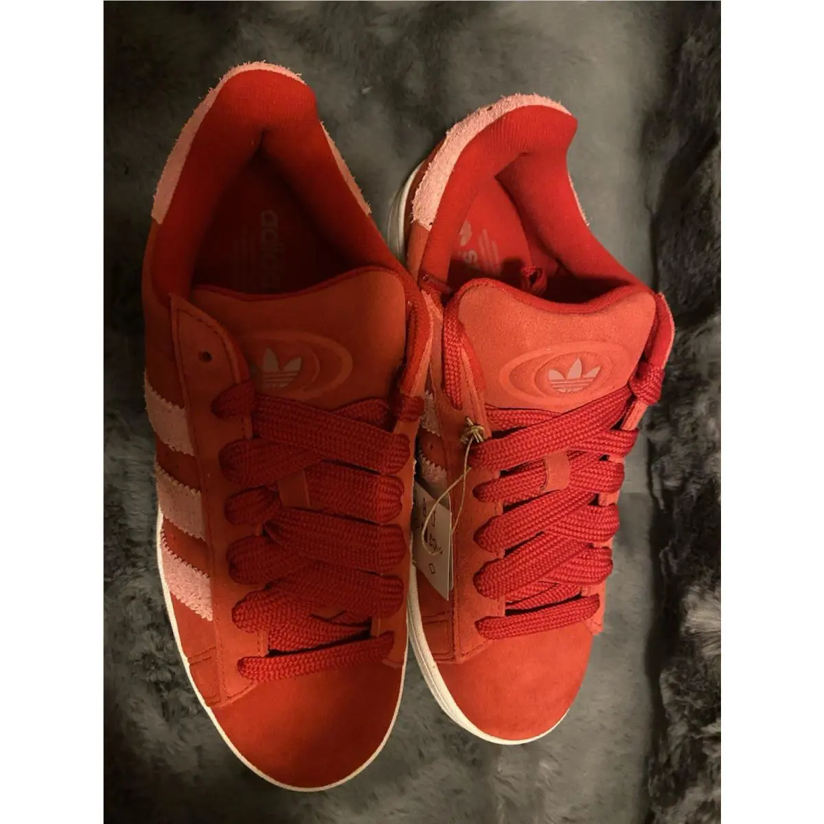 Adidas Size 10 Campus Pink/red Sneakers
