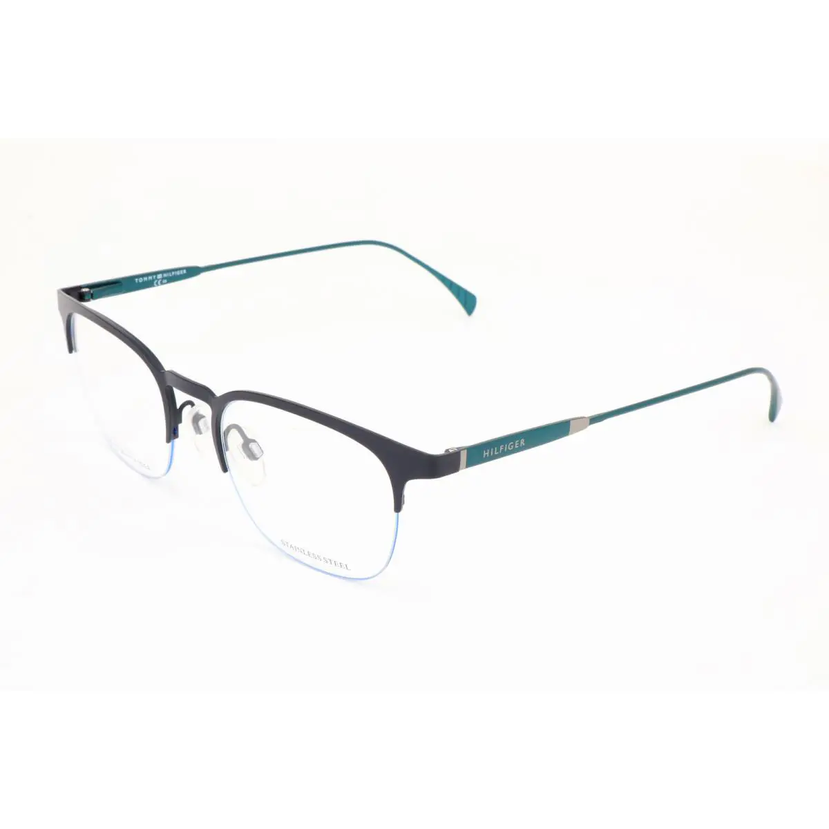 Tommy Hilfiger Men`s 50 mm Matt Blue Petrol Opticals TH1385-QFY-50