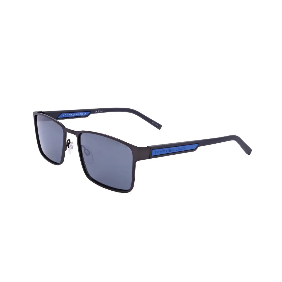Tommy Hilfiger Men`s 57 mm Matte Ruthenium Black Sunglasses TH2087-S-SVK-57