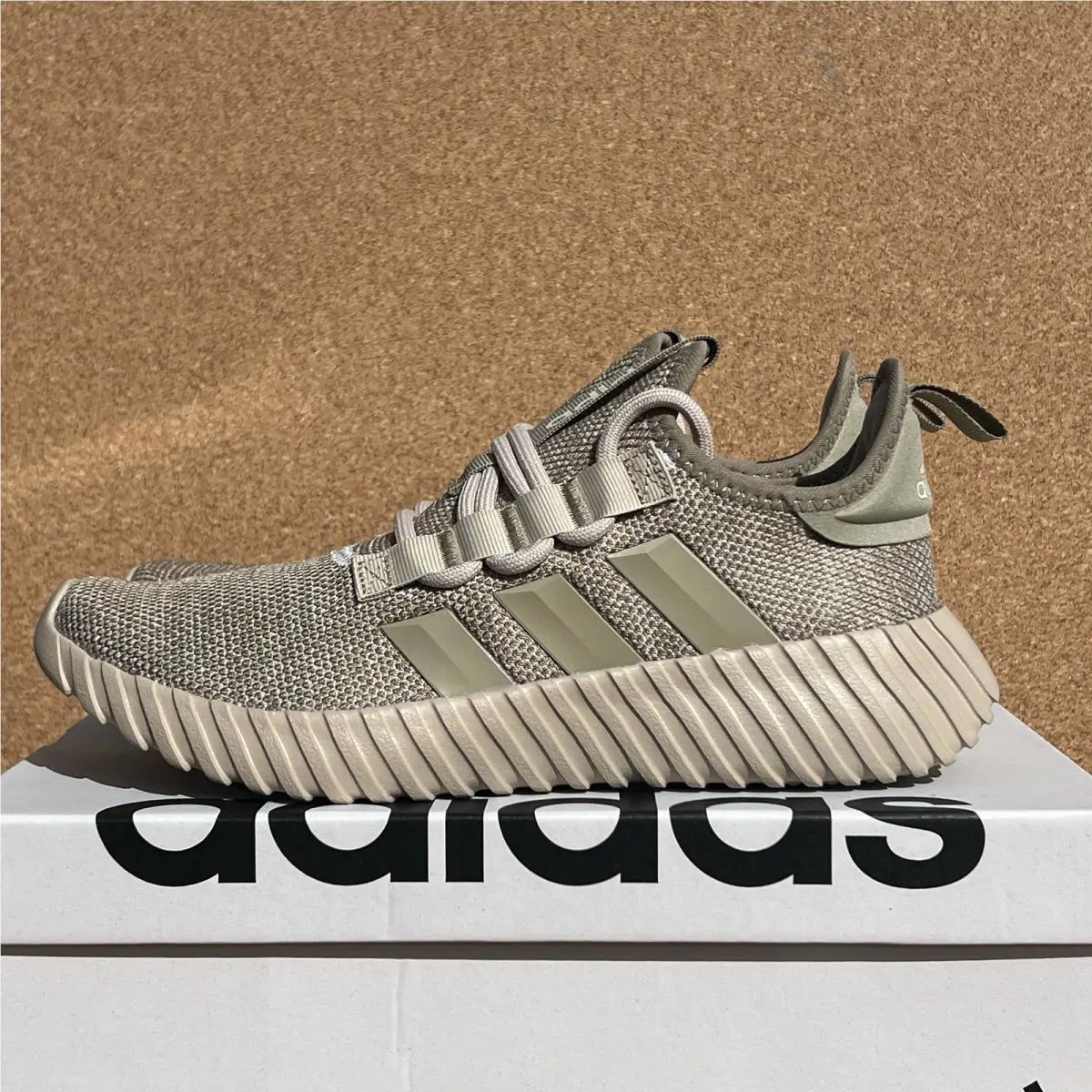 Adidas Kaptir 3.0 Men’s Size 8.5 Running Shoes Clay Brown Athletic Sneakers