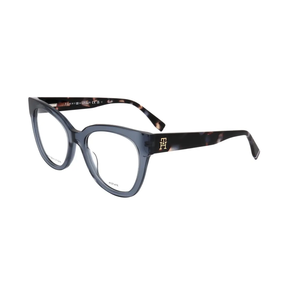 Women`s 52 mm Blue Opticals TH2054-PJP-52 by Tommy Hilfiger