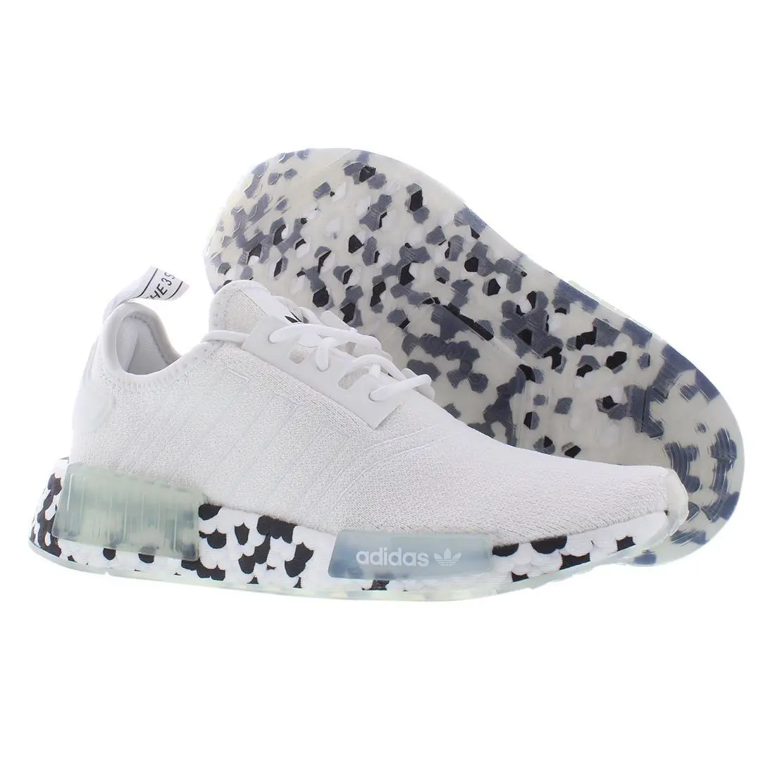 Adidas Nmd R1 Mens Shoes Size 11.5 Color: Cloud White/sonic Aqua/cloud White - Cloud White/Sonic Aqua/Cloud White, Main: White