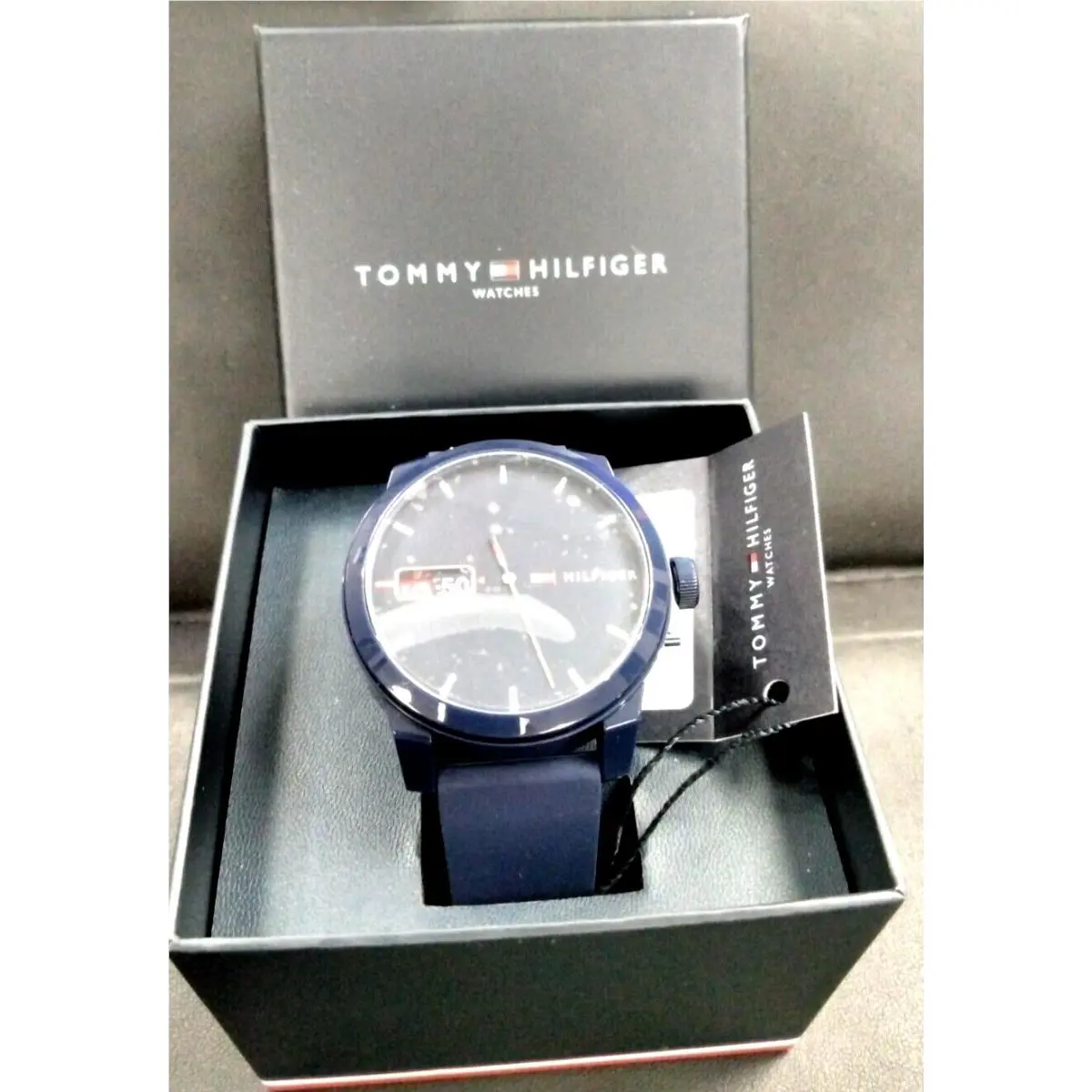 Tommy Hilfiger Men`s Blue Single Hand Rotation Stainless Model TH306.1.47.2264