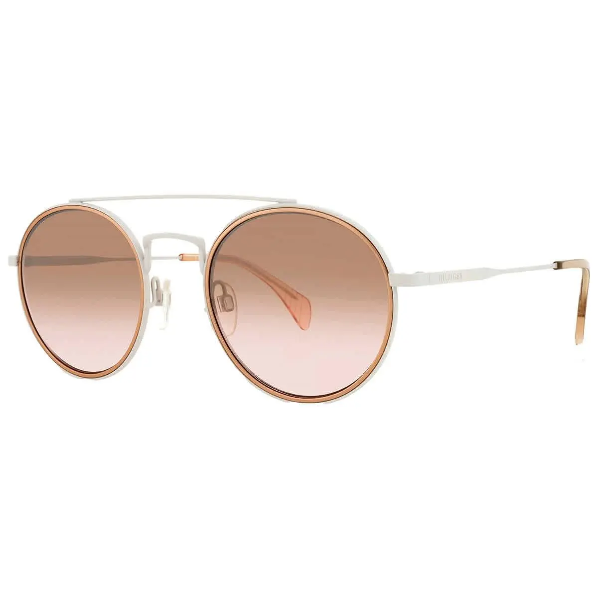 Brown Gradient Round Unisex Sunglasses TH 1455/S 0U1Y/JM 53 by Tommy Hilfiger