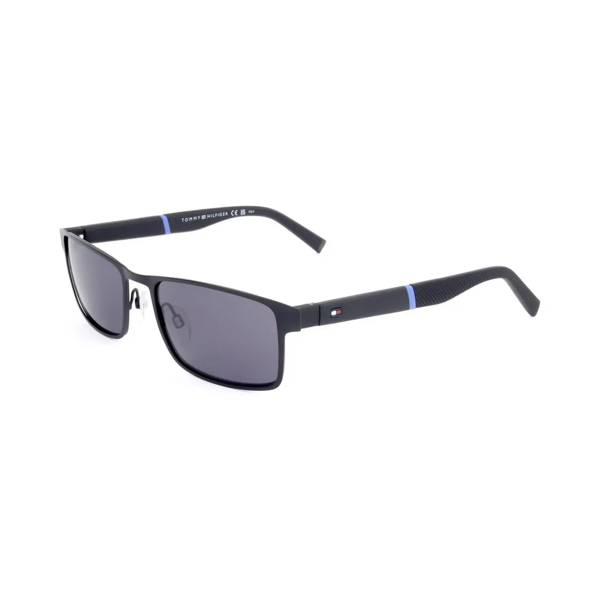 Tommy Hilfiger Men`s 55 mm Matte Black Sunglasses TH1904-S-003-55