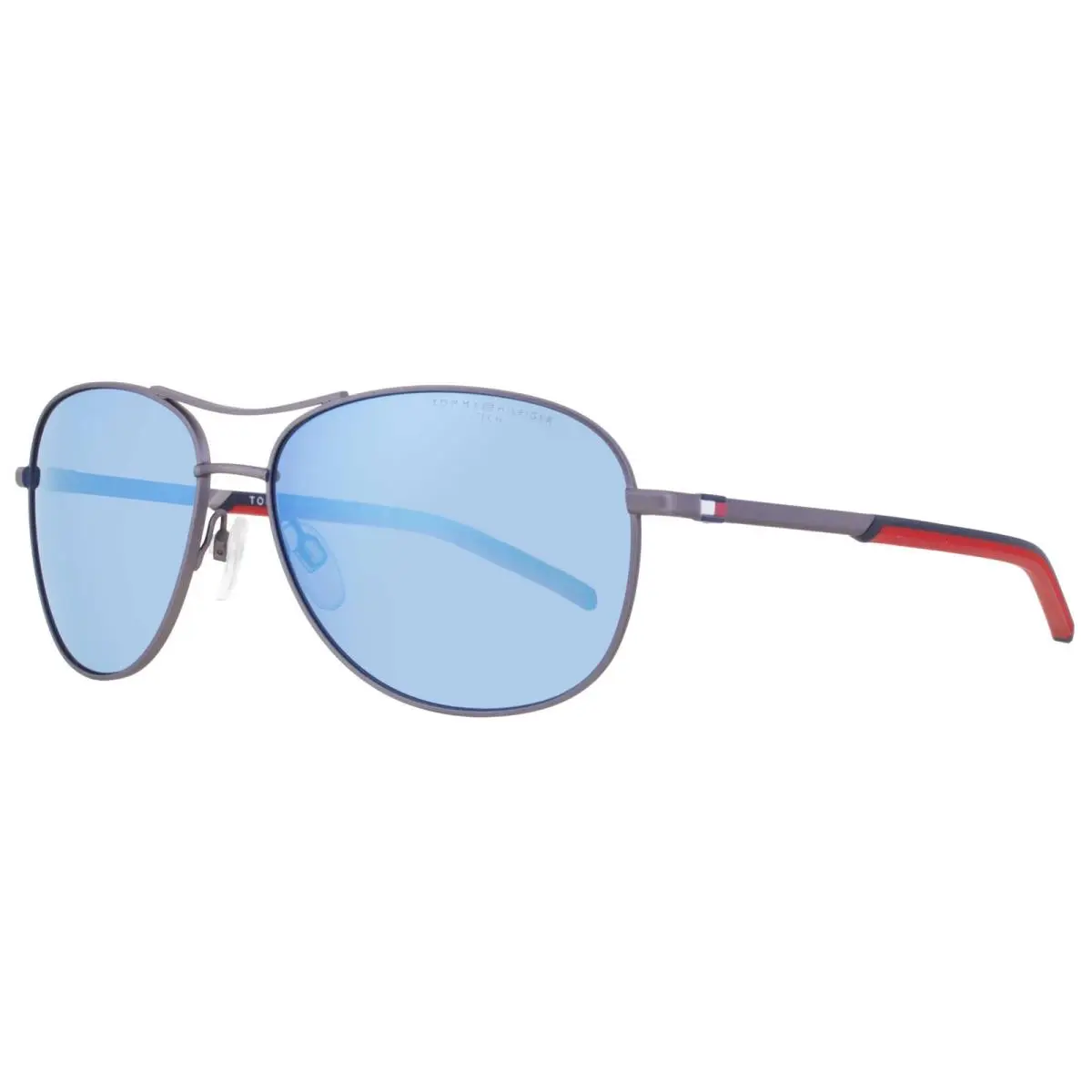 Tommy Hilfiger Blue Multilayer Pilot Men`s Sunglasses TH 2023/S 0R80/ZS 59