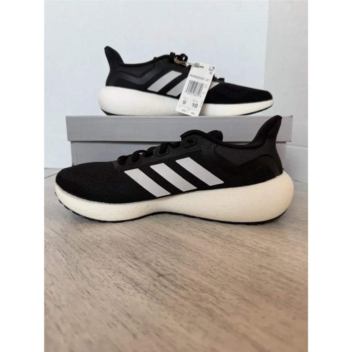 Adidas shoes - Pureboost Jet - Pureboost Jet - GW8588 - Black & White (UPC: 0195734277726) 0