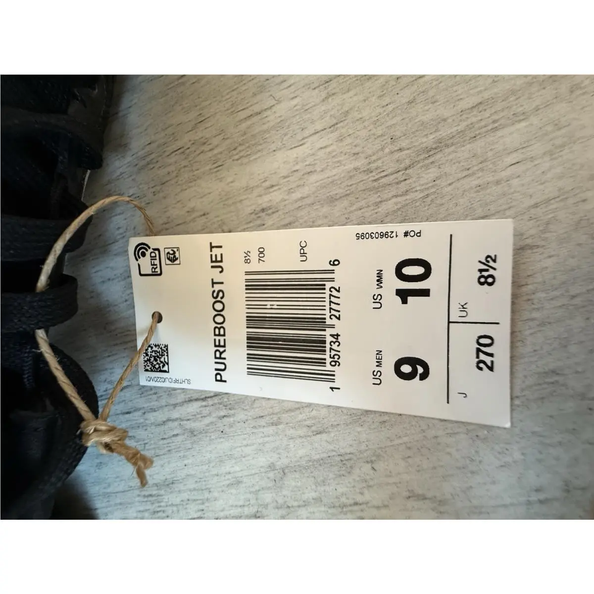 Adidas shoes - Pureboost Jet - Pureboost Jet - GW8588 - Black & White (UPC: 0195734277726) 7