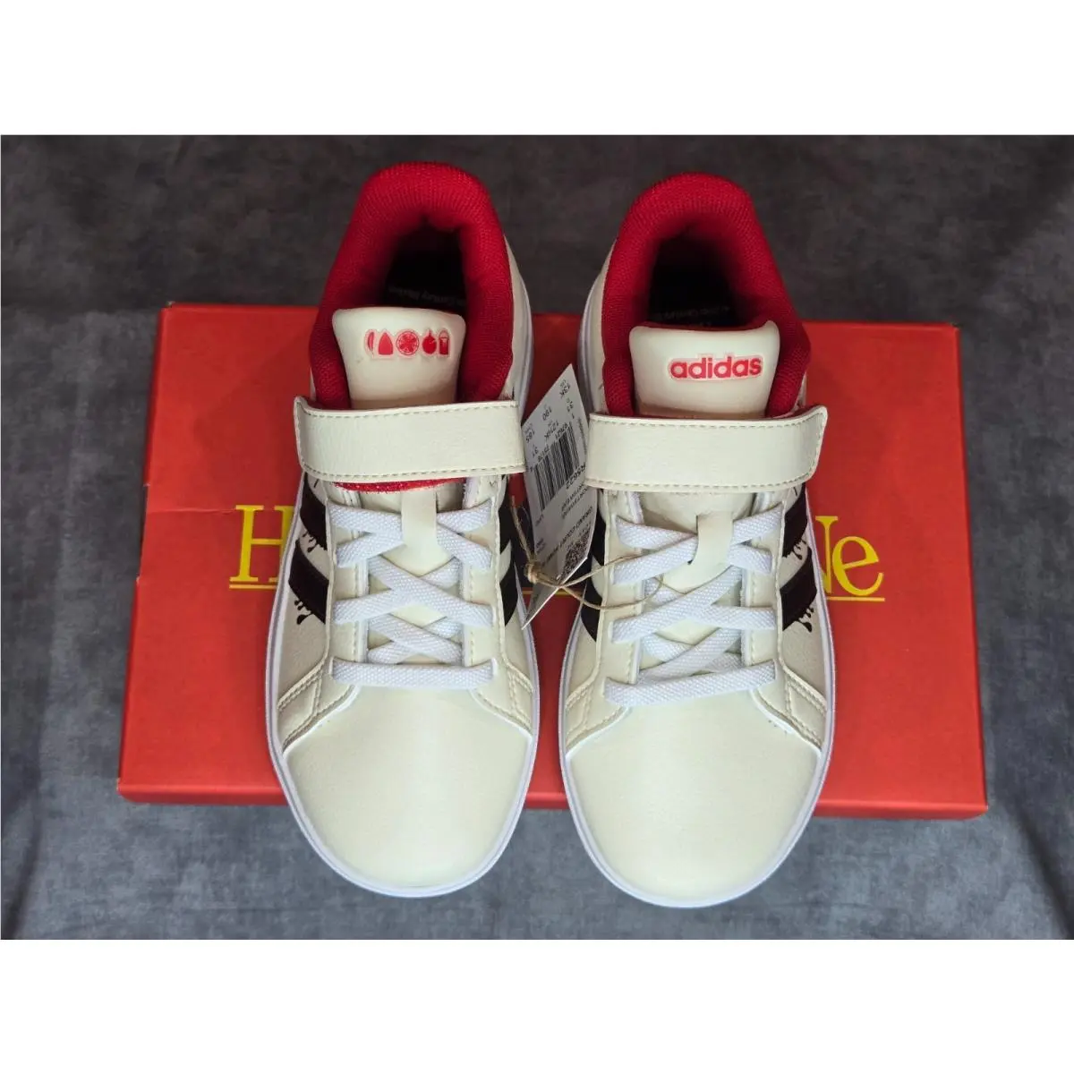 Adidas shoes - adidas Grand Court - Grand Court - JR5622 - White/Blk/Red 0