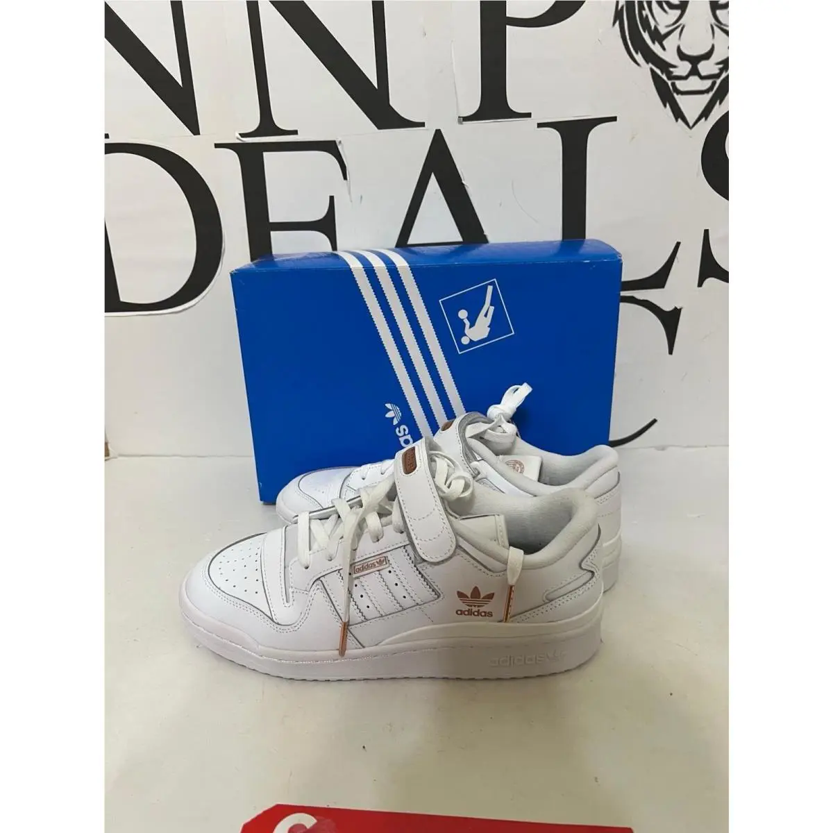 Adidas shoes - adidas Forum Low - Forum Low - HQ7105 - Cloud White/Cloud White/Rose Gold Metallic 2