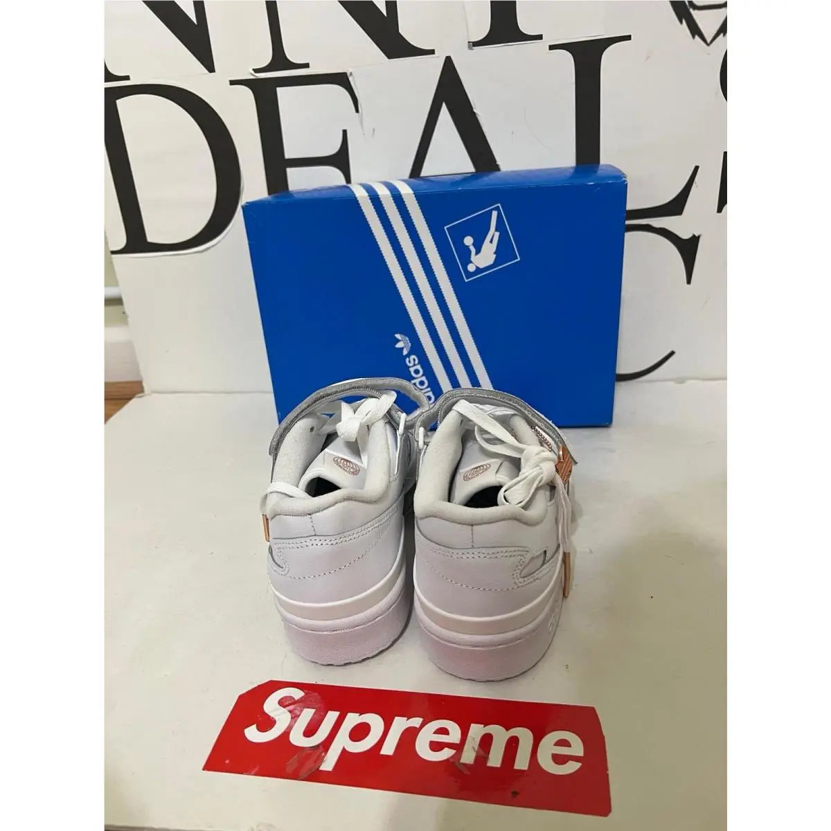Adidas shoes - adidas Forum Low - Forum Low - HQ7105 - Cloud White/Cloud White/Rose Gold Metallic 4