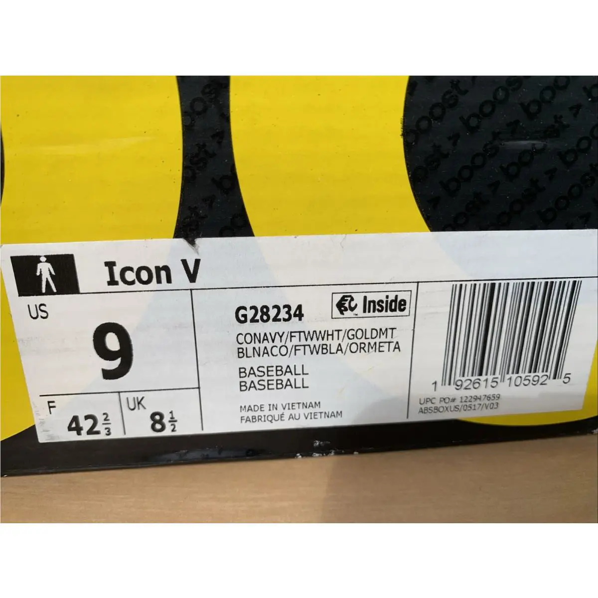 Adidas shoes - Icon V - Icon - G28234 - Navy/Gold 0