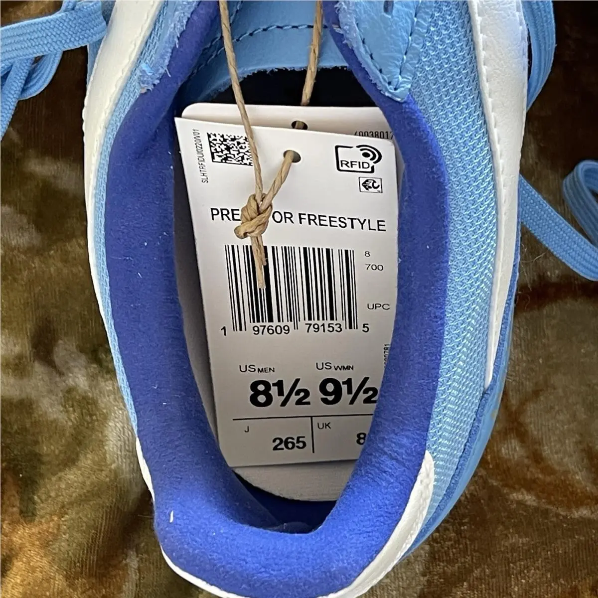 Adidas shoes - adidas Predator - Predator - IH8129 - Blue, Manufacturer: Blue Burst/Cloud White/Lucid Blue 4