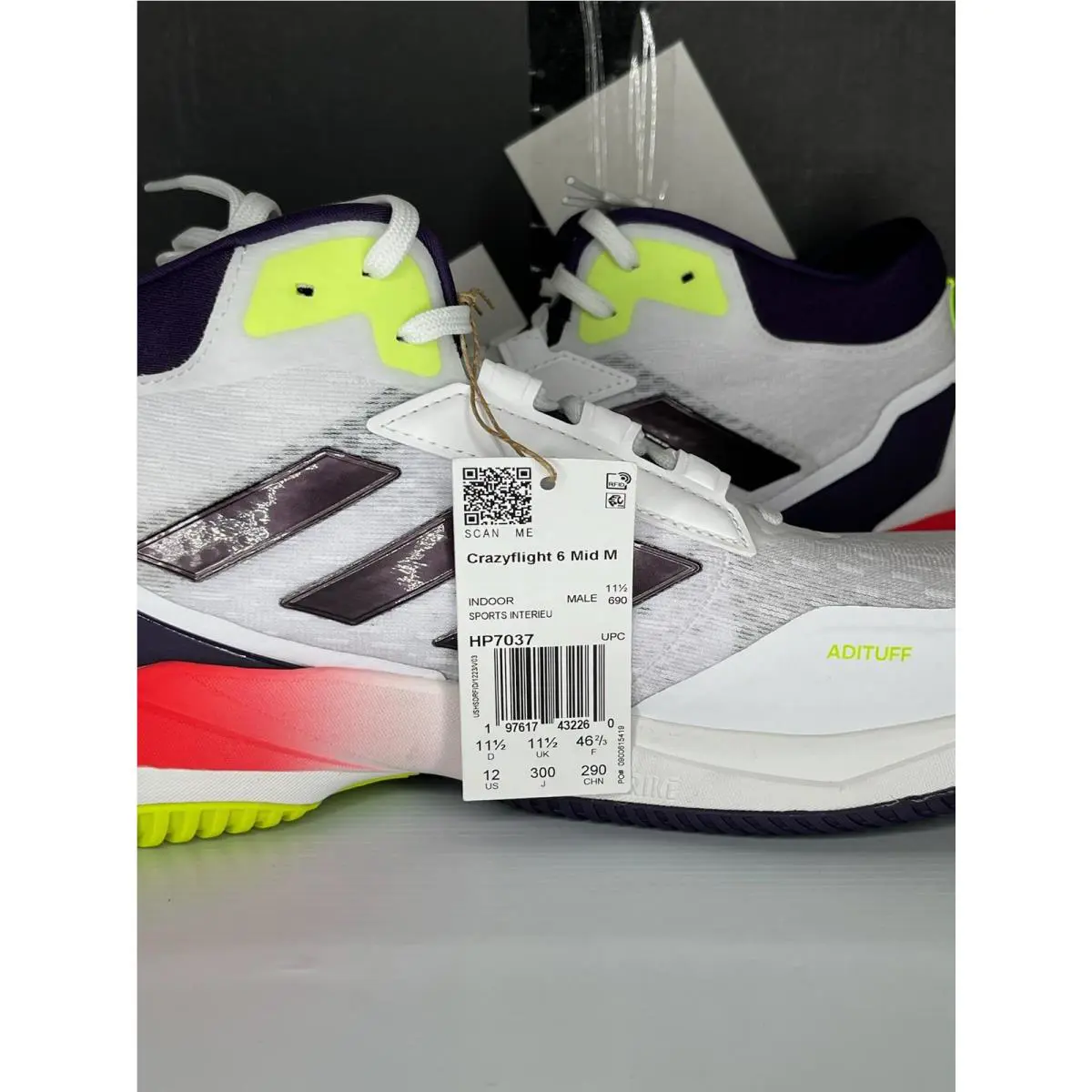 Adidas shoes - adidas Crazyflight 6 Mid M - White 1