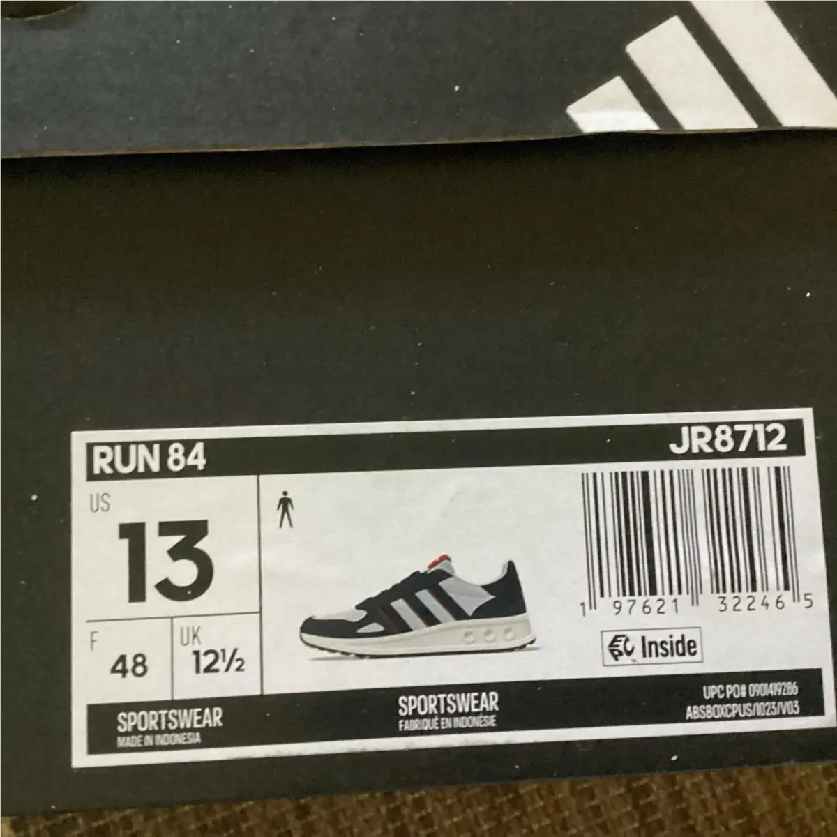 Adidas shoes - Adidas Run 84 - Run - JR8712 - Blue 0