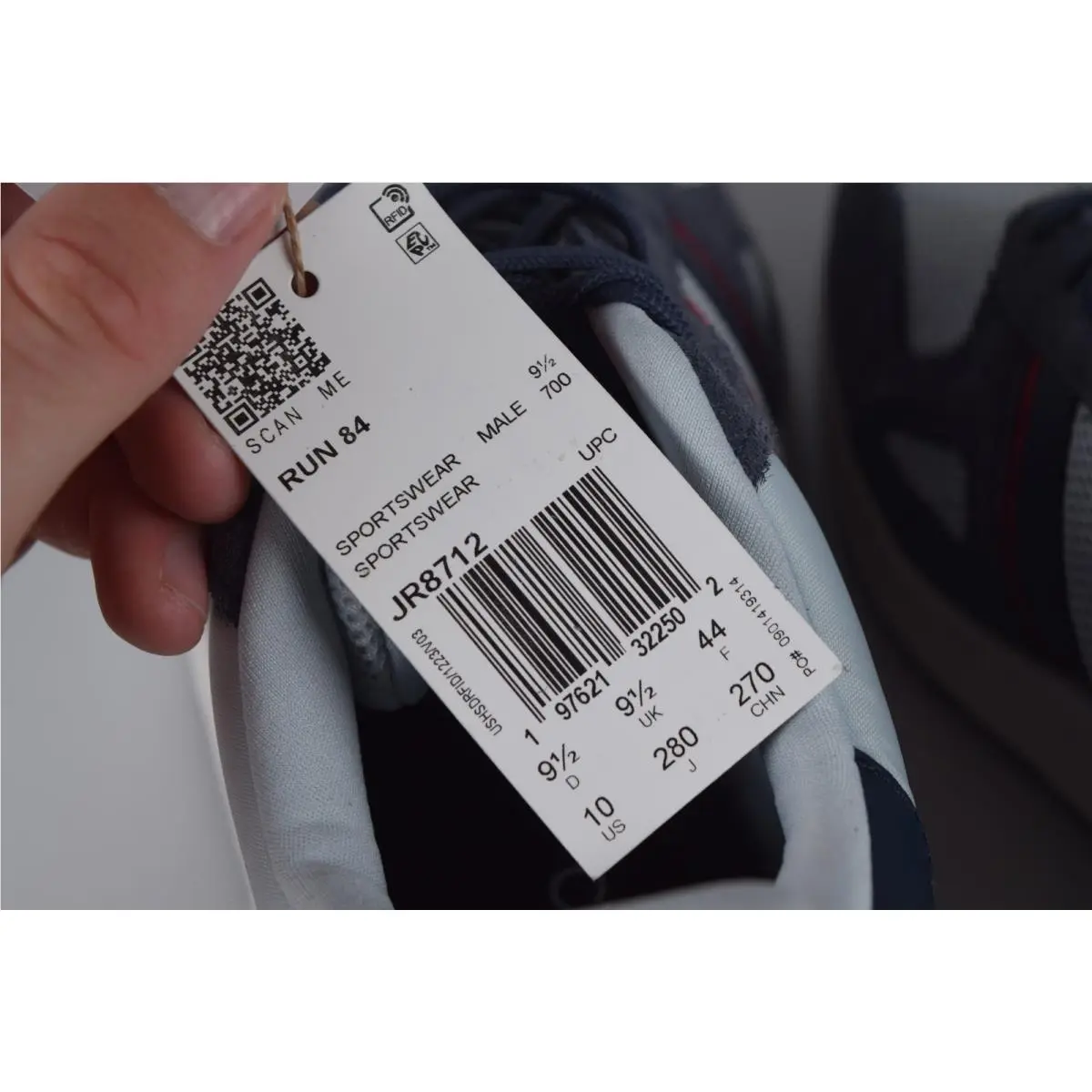 Adidas shoes - Adidas RUN 84 - RUN - JR8712 - Blue 10