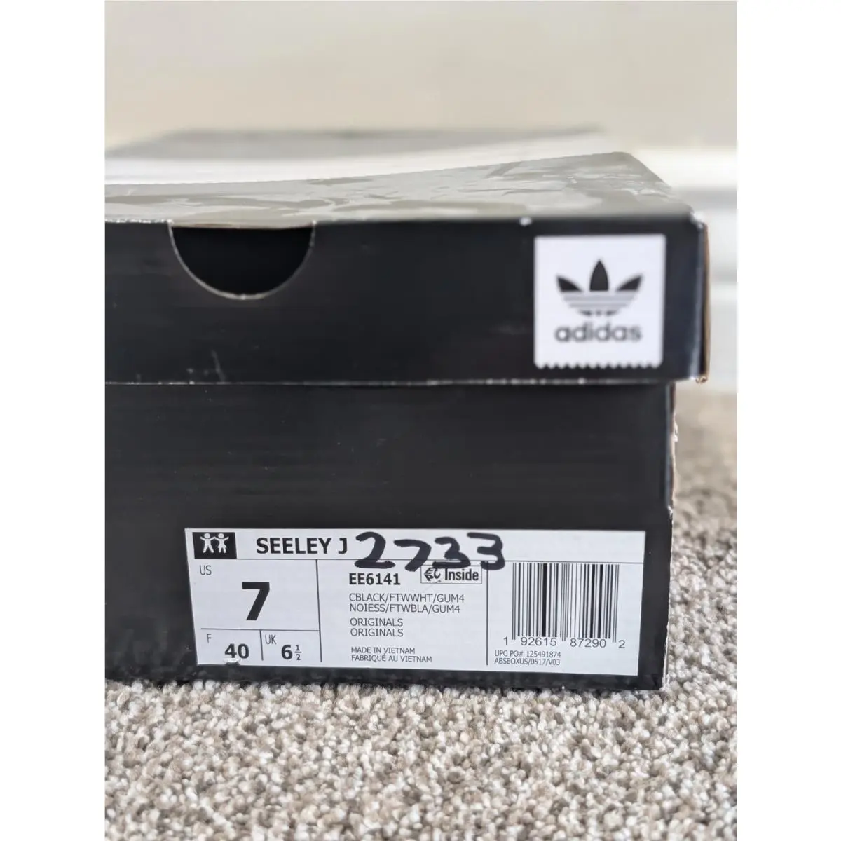 Adidas shoes - Adidas	Seeley J - Black 7