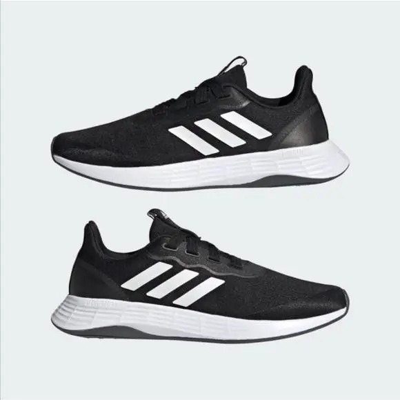 Size 8.5 - Adidas QT Racer Sport Black White W