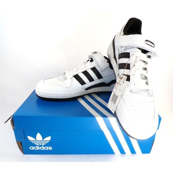 Adidas Forum Low Originals White/black Men`s Sneakers Size 11 FY7757