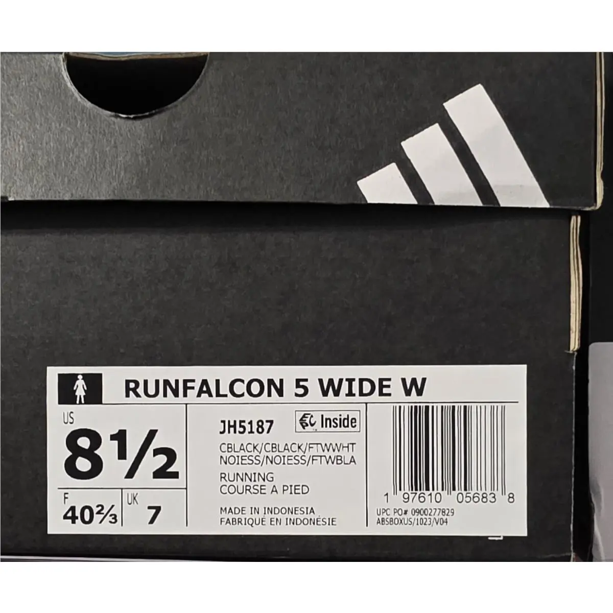 Adidas shoes - adidas Runfalcon - Runfalcon - JH5187 - Black (UPC: 197610056838) 9