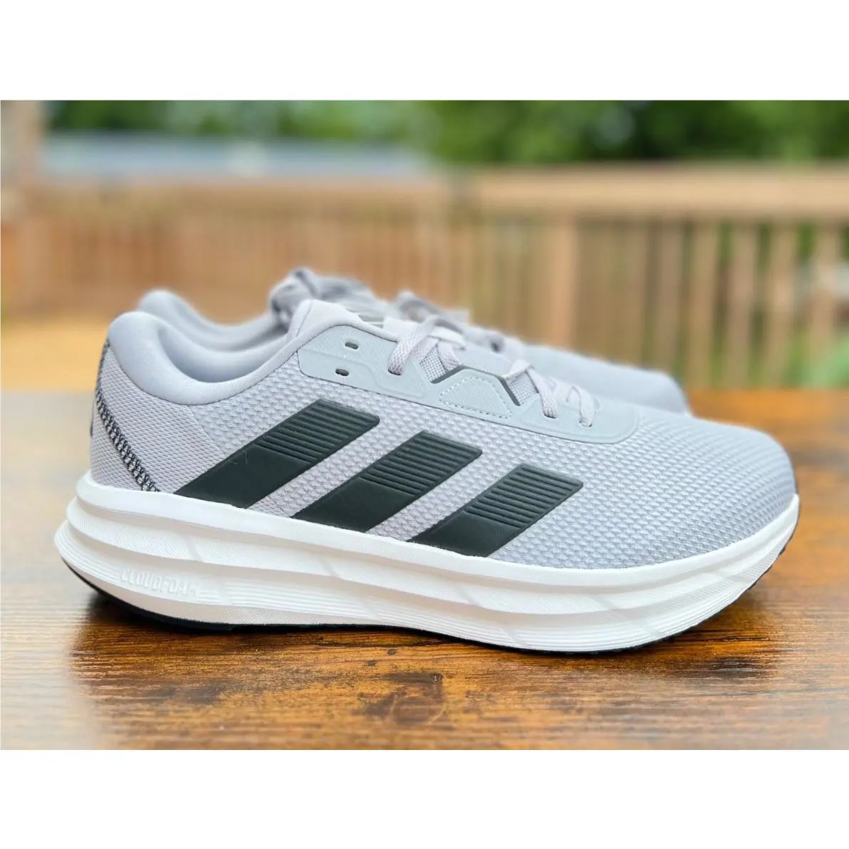 Adidas Galaxy 7 Halo Silver Carbon Men’s Size 11 Running Shoes ID8754