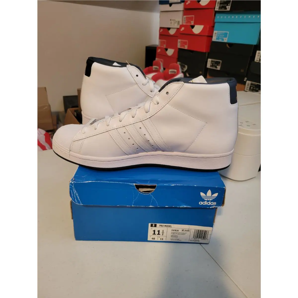 Adidas shoes - adidas Pro Model - Pro Model - FX7826 - White 2