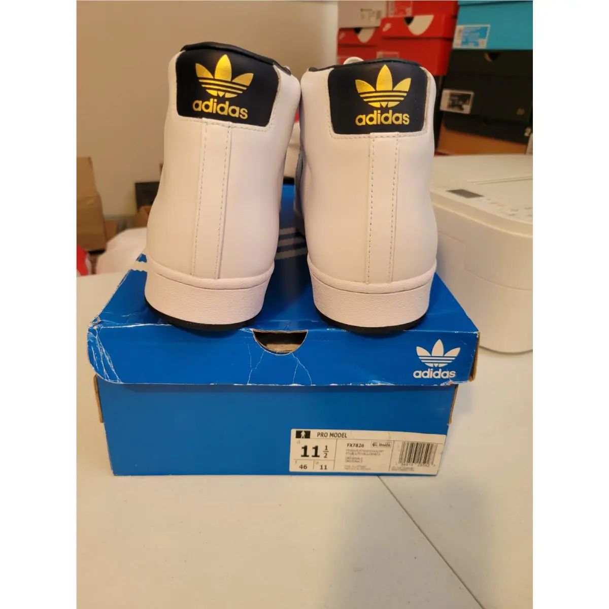Adidas shoes - adidas Pro Model - Pro Model - FX7826 - White 4