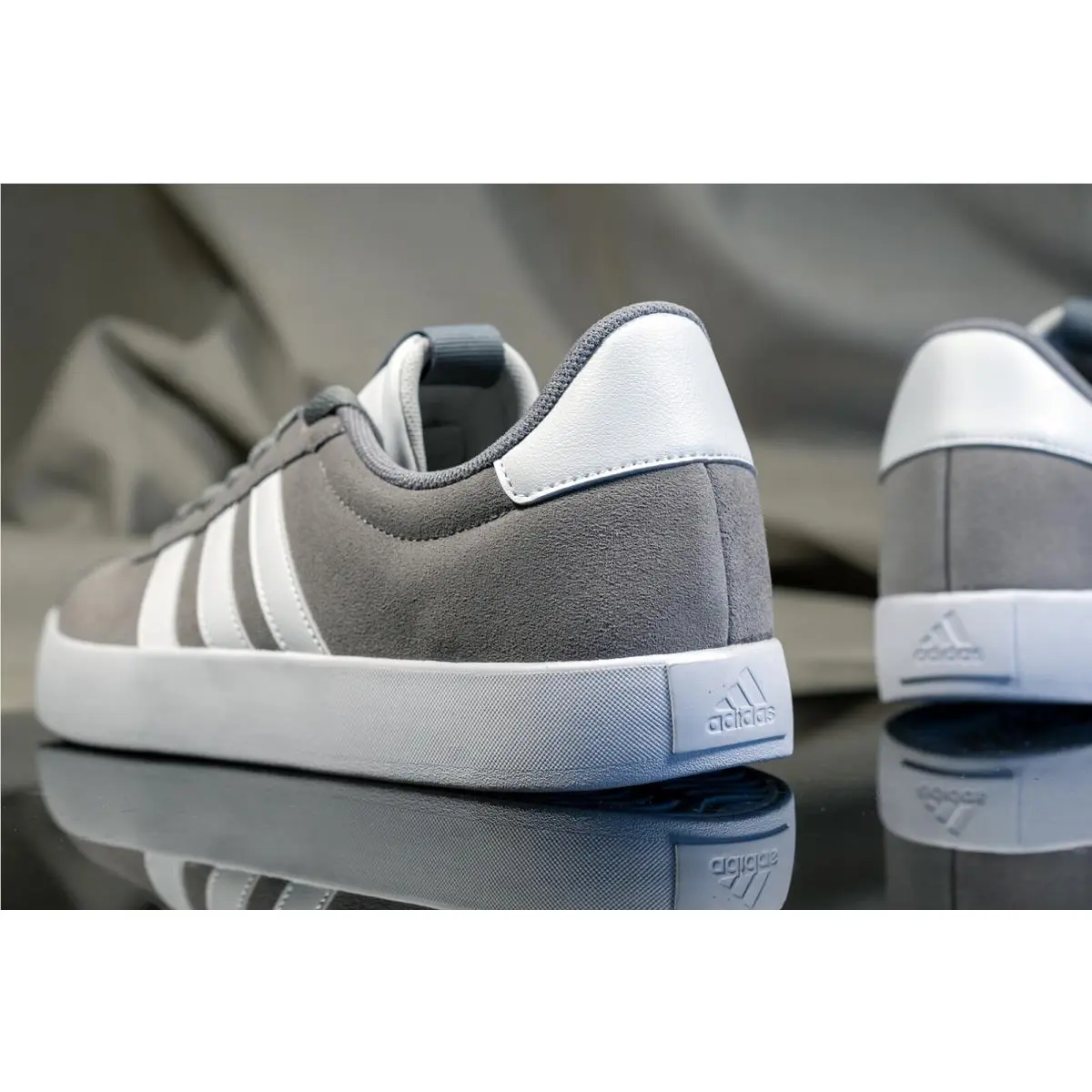 Adidas shoes - adidas Vl Court - Court - ID6276 - GREY/ WHITE (UPC: 196474602151) 5