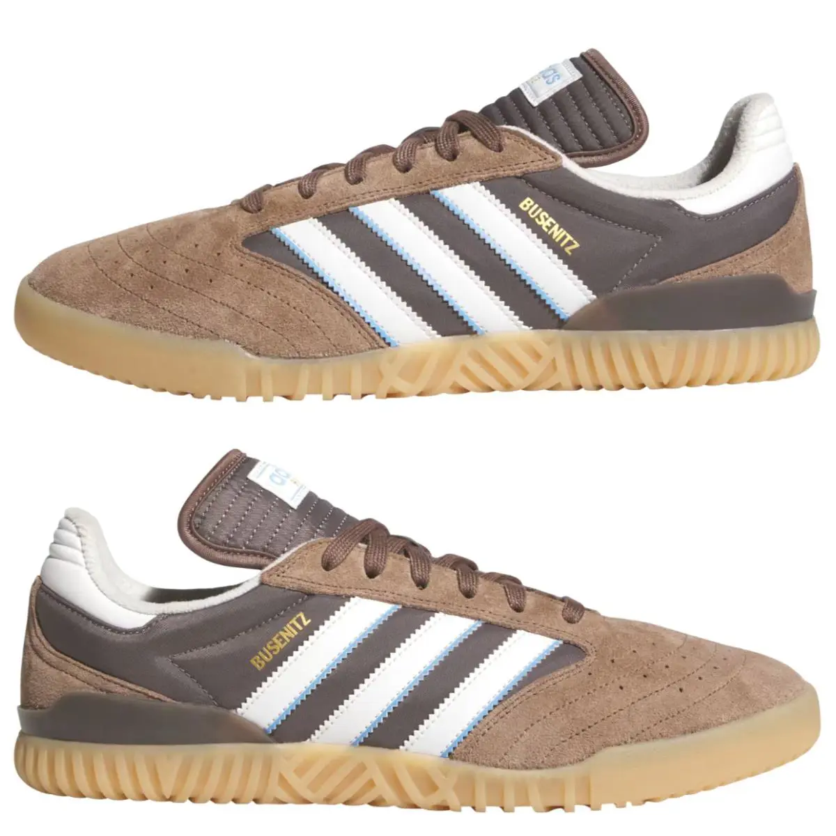 Adidas Busenitz Indoor Super Size 9 Brown Gum Men`s Skate Shoes Sneaker