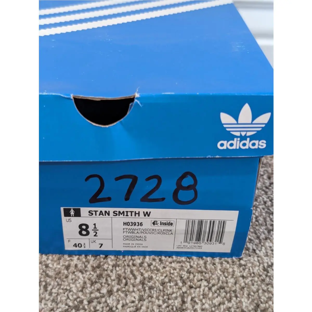 Adidas shoes - Adidas	Stan Smith H03936 - Smith - White/Red 7
