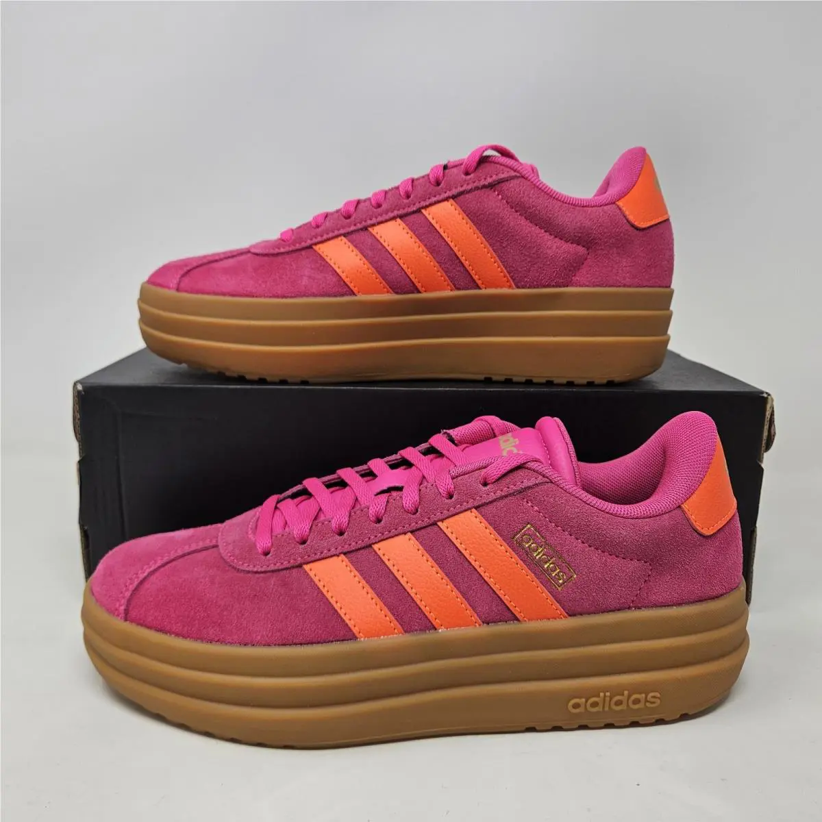 Adidas Wmns VL Court Bold `shock Pink` / JQ5636 / Women`s Size 7